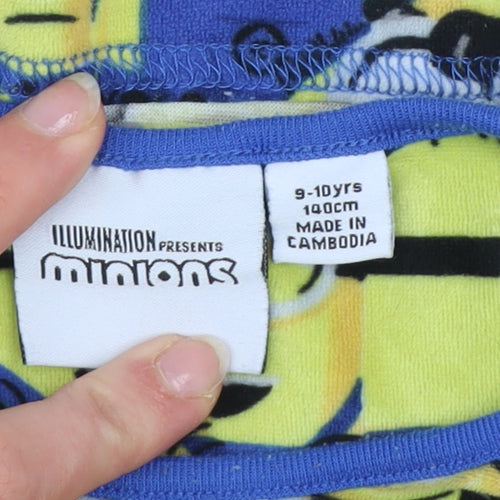 Illumination Minions Boys Multicoloured Fleece Pyjama Top 9-10 Years