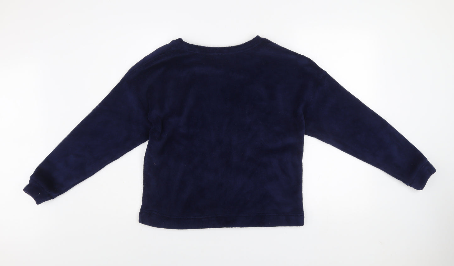 George Disney Stitch Blue Fleece Pyjama Top Women’s Size 8