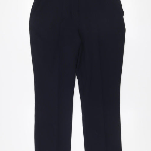 Dunnes Women Blue Size 12 Dress Pants Straight Leg Work Trousers