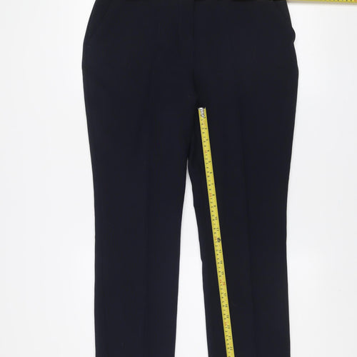 Dunnes Women Blue Size 12 Dress Pants Straight Leg Work Trousers