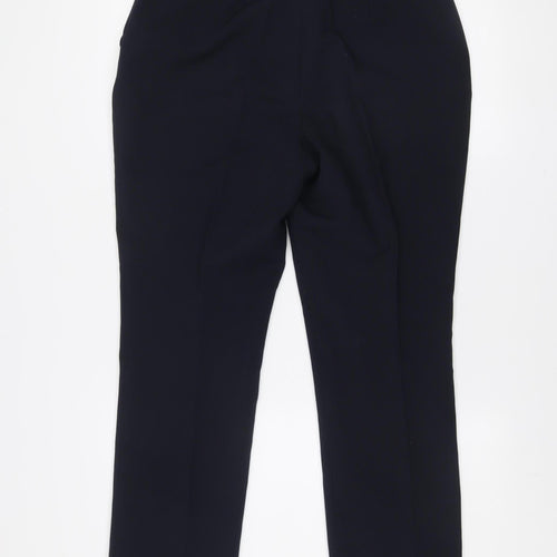 Dunnes Women Blue Size 12 Dress Pants Straight Leg Work Trousers