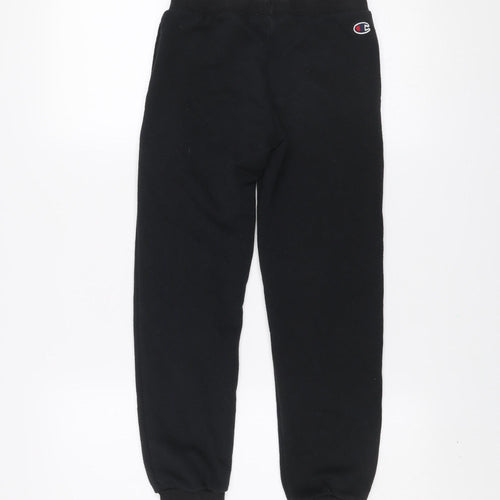 Champion Boys Black Jogger Sweatpants Medium 9-10 Years Activewear