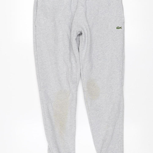 Lacoste Men's Grey Slim Fit Jogger Sweatpants Size S