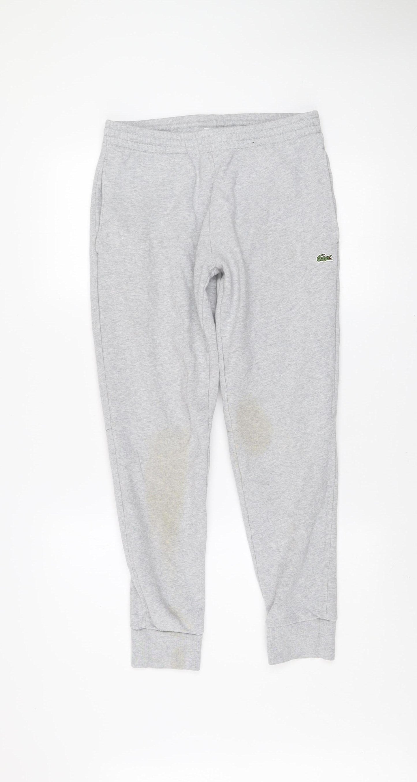 Lacoste Men's Grey Slim Fit Jogger Sweatpants Size S