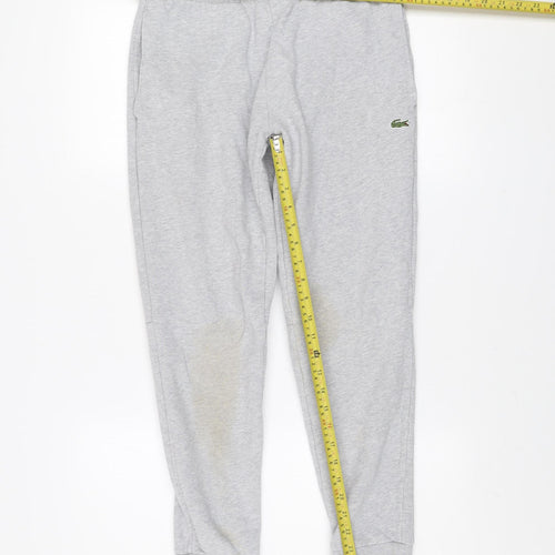 Lacoste Men's Grey Slim Fit Jogger Sweatpants Size S
