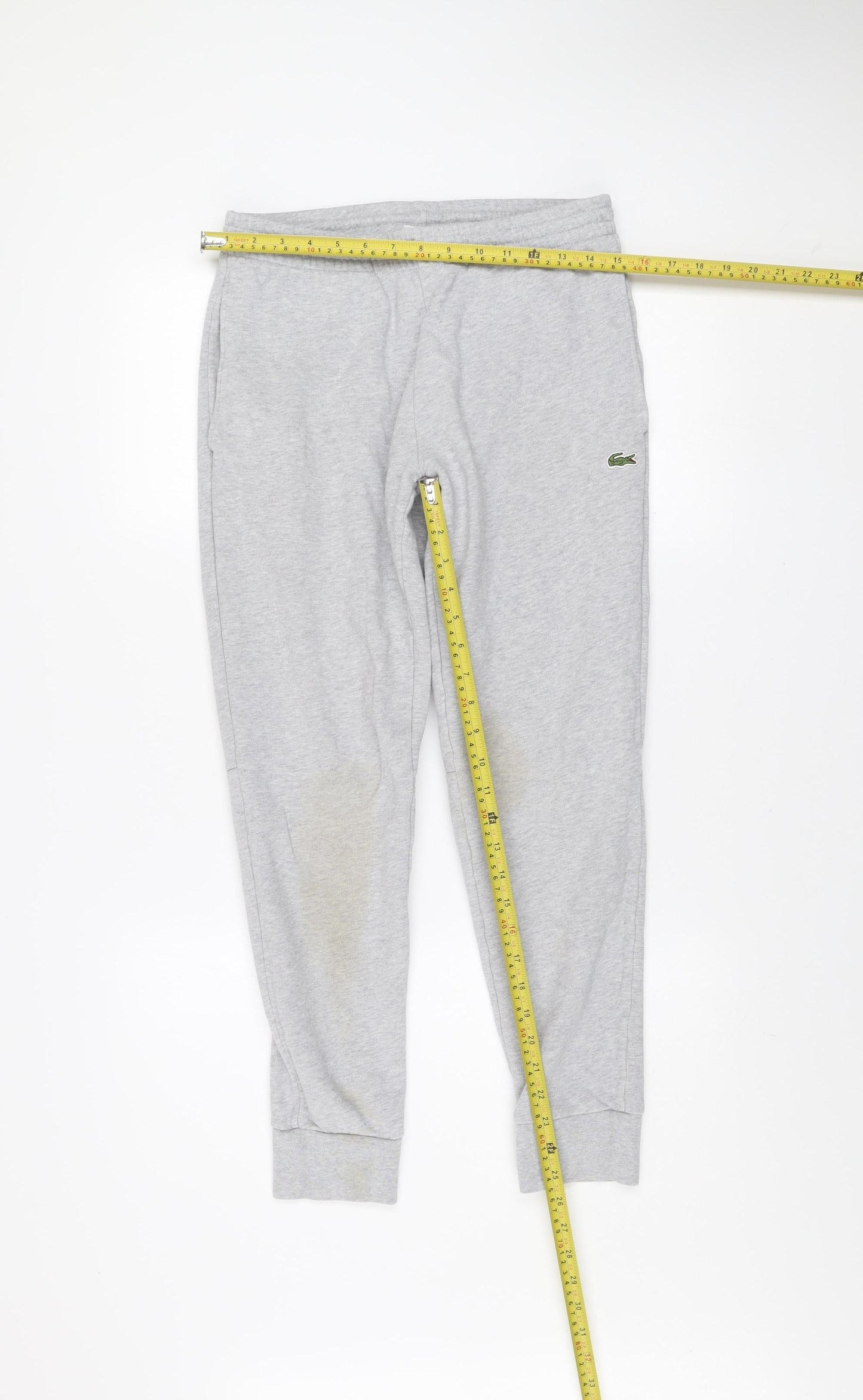 Lacoste Men's Grey Slim Fit Jogger Sweatpants Size S