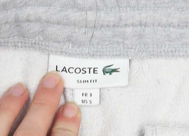Lacoste Men's Grey Slim Fit Jogger Sweatpants Size S