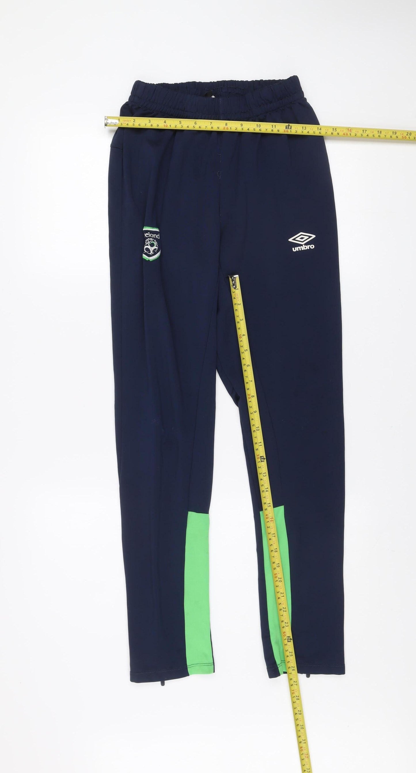Umbro Men's Blue Track Pants M Tapered Fit Sports Trousers