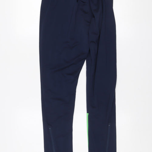 Umbro Men's Blue Track Pants M Tapered Fit Sports Trousers