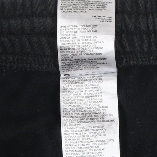 Reebok Men’s Black Jogger Sweatpants M Cotton Blend Activewear