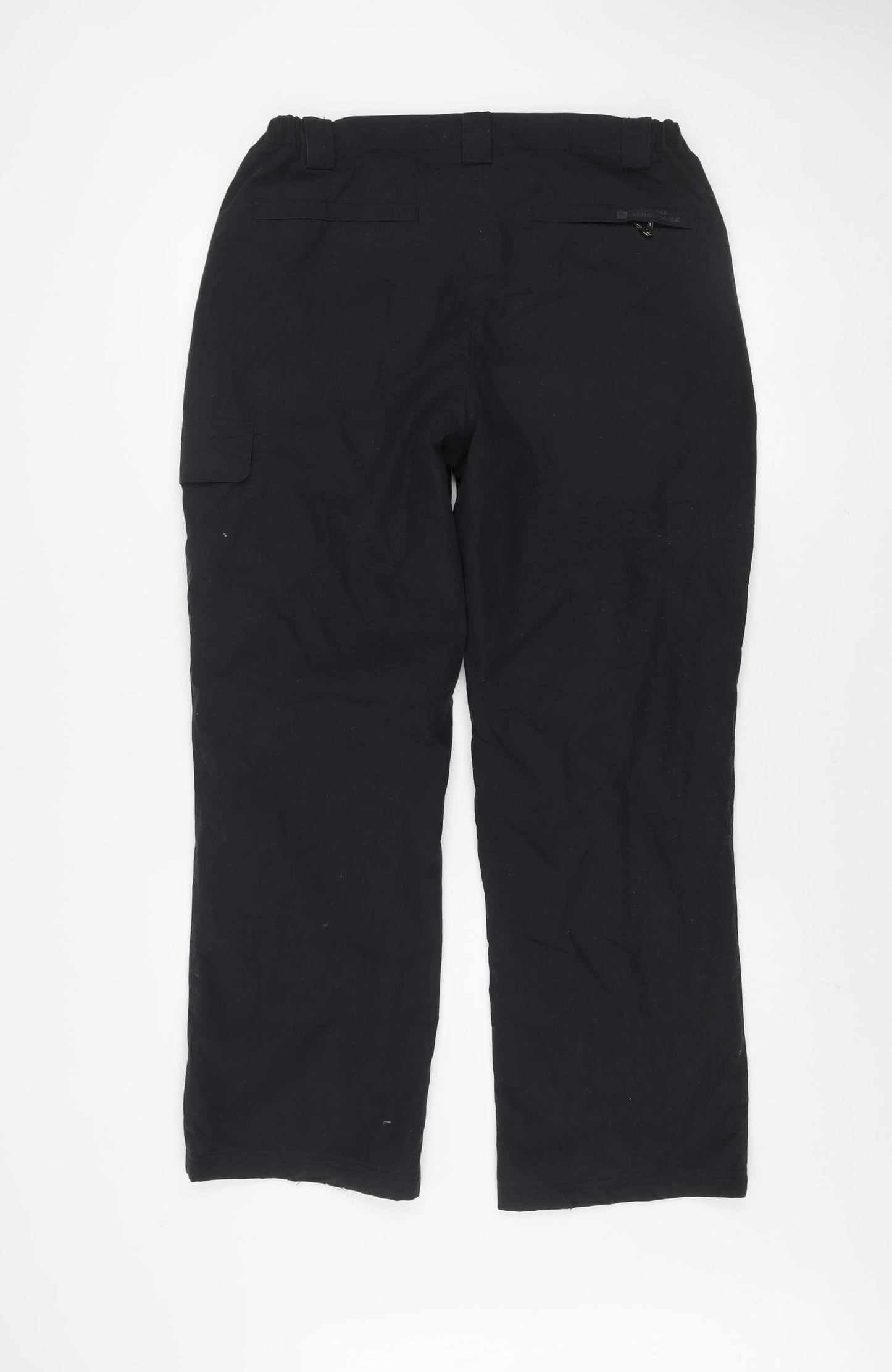 Mountain Warehouse Womens Black Size 12 Walking Trousers Polyester Blend