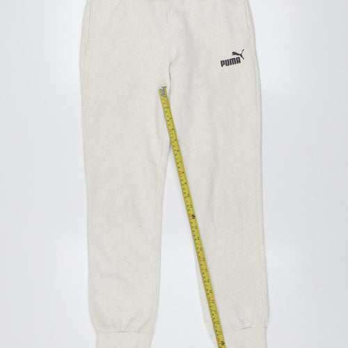 Puma Women's Ivory Jogger Sweatpants Size 6 Regular Fit Comfort Trousers