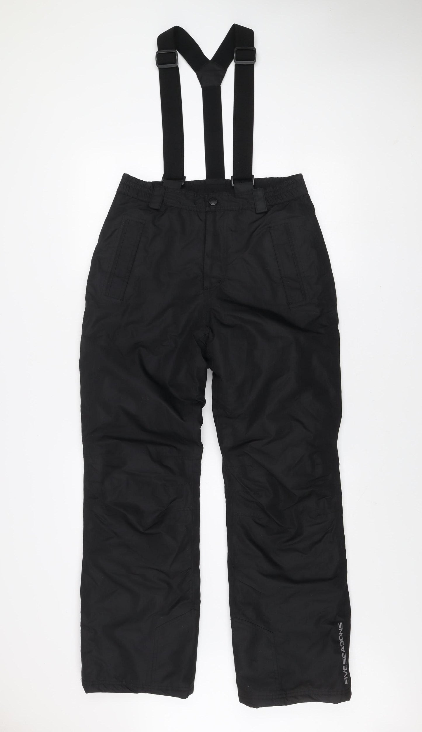 Five Seasons Womens Black Size 8 Snow Pants Waterproof Ski Trousers