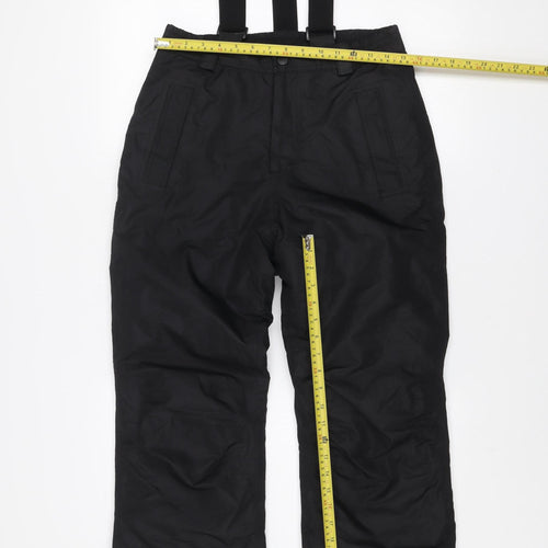Five Seasons Womens Black Size 8 Snow Pants Waterproof Ski Trousers