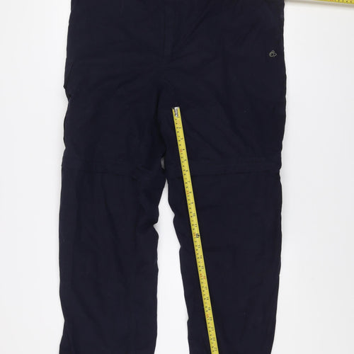 Craghoppers Men's Blue 36in Cargo Travel Trousers with Belt