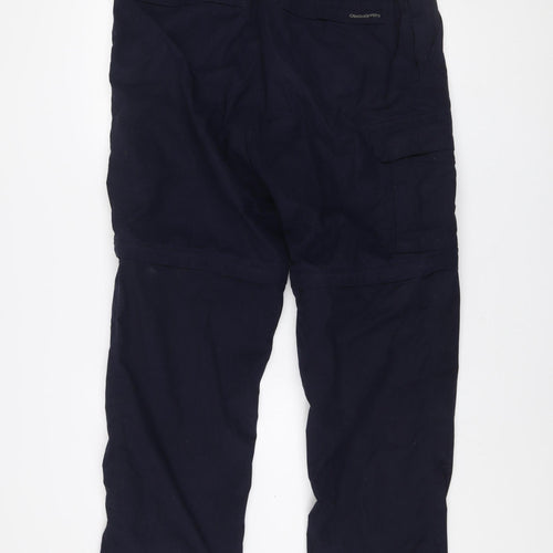 Craghoppers Men's Blue 36in Cargo Travel Trousers with Belt