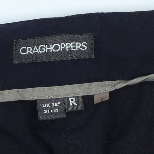 Craghoppers Men's Blue 36in Cargo Travel Trousers with Belt