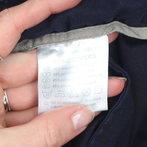 Craghoppers Men's Blue 36in Cargo Travel Trousers with Belt