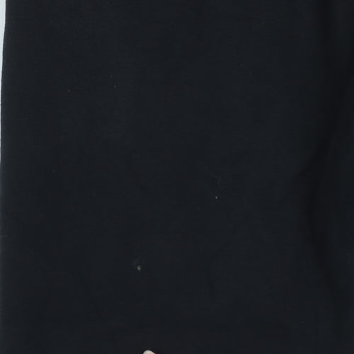 Couture Women’s Black Jogger Sweatpants Size 12 Elastic Waist Tapered Fit