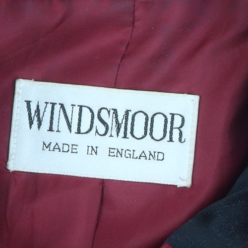 Windsmoor Womens Red Wool Overcoat Size 12 Classic Winter Coat