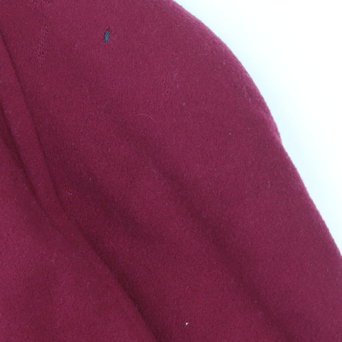 Windsmoor Womens Red Wool Overcoat Size 12 Classic Winter Coat
