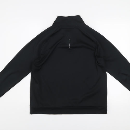 Nike Men's Black Dri-FIT Running 1/4 Zip Sweatshirt M