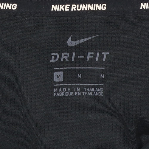 Nike Men's Black Dri-FIT Running 1/4 Zip Sweatshirt M