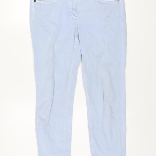 Luisa Cerano Womens Blue Size 12 Skinny Jeans Stretch Cotton