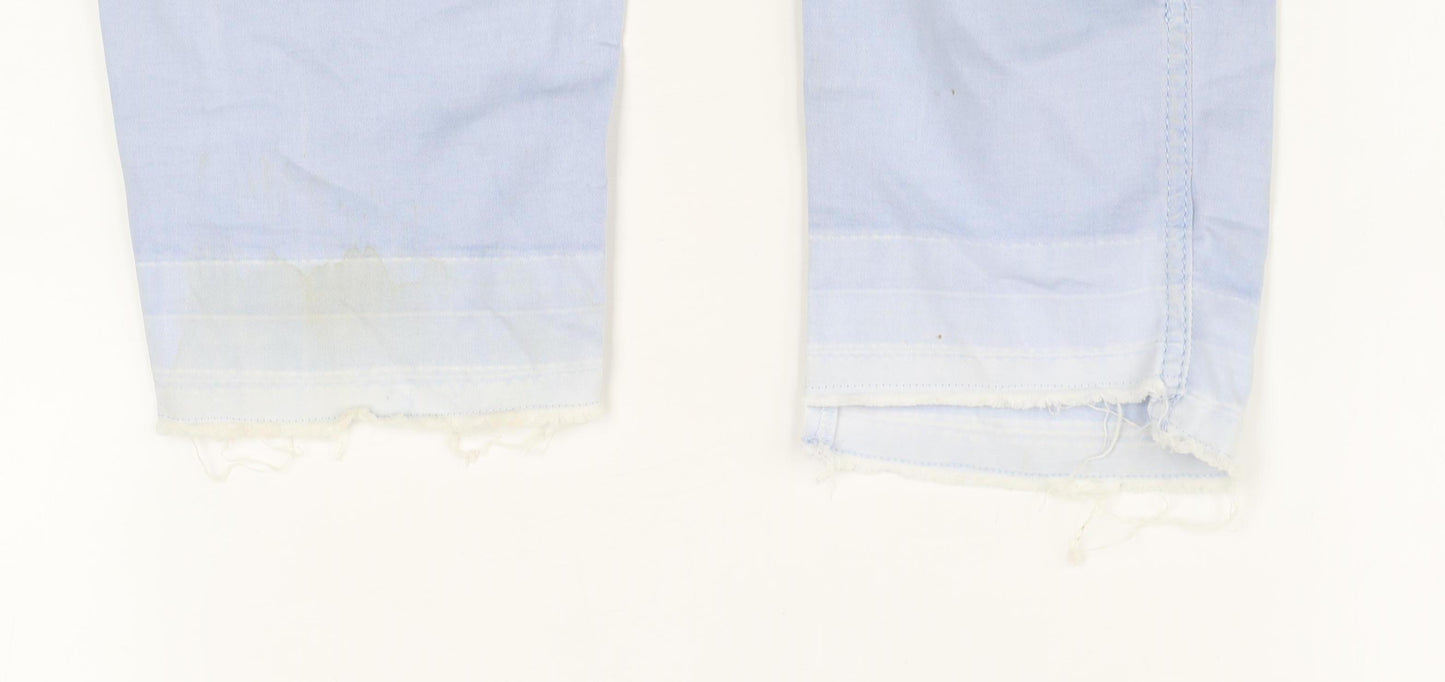 Luisa Cerano Womens Blue Size 12 Skinny Jeans Stretch Cotton