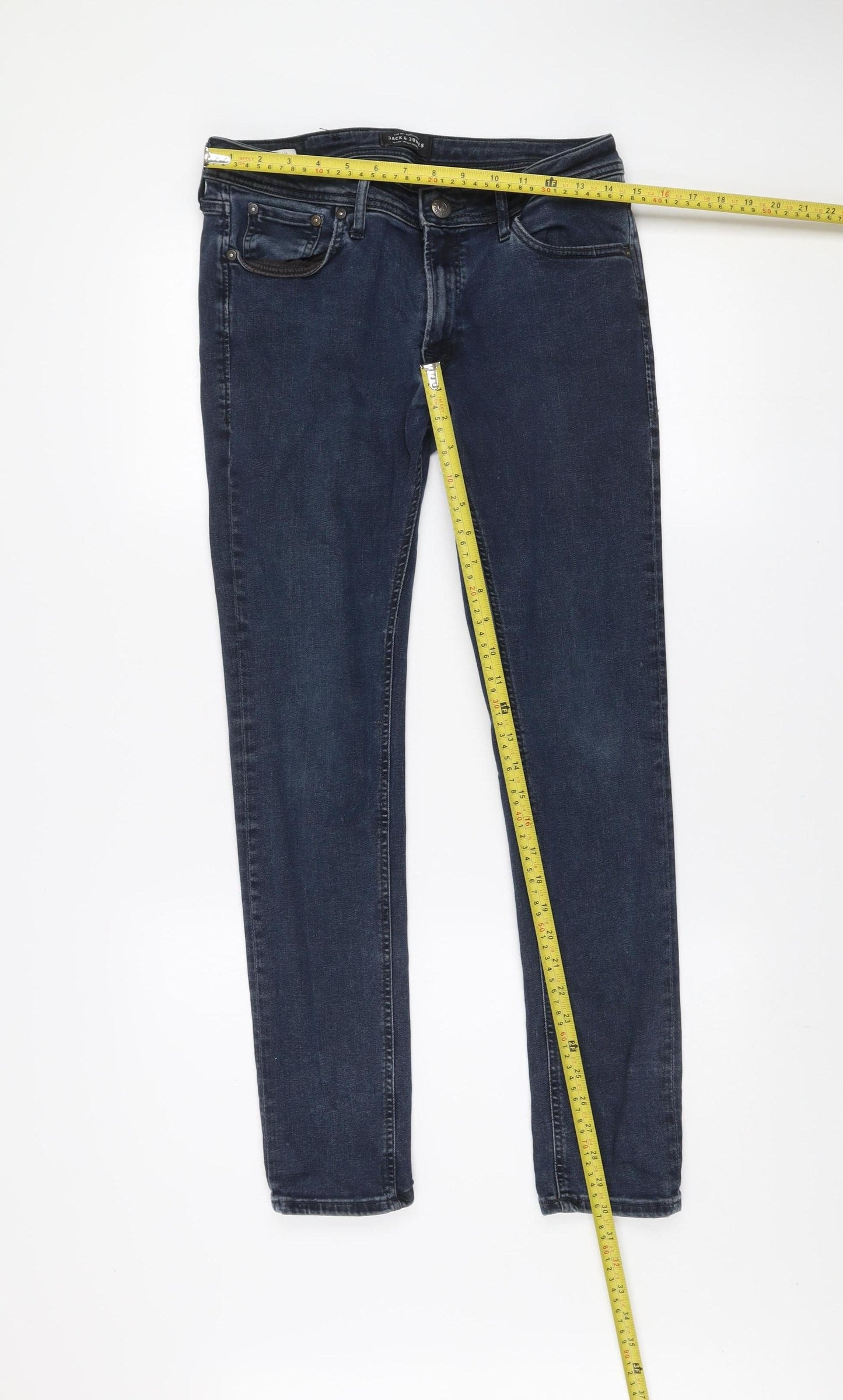 Jack & Jones Men's Blue Skinny Fit Jeans Size 32x30 Denim