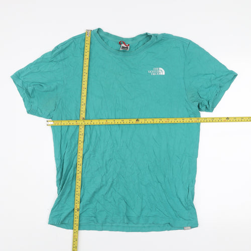 The North Face Men's Green Cotton Graphic Logo T-Shirt Size L