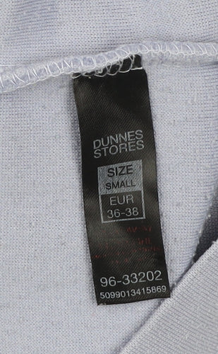 Dunnes Stores Women Blue Small 1/2 Zip Fleece Sweatshirt