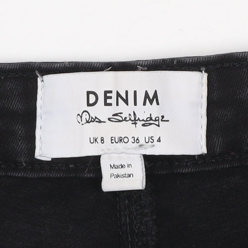 Miss Selfridge Women’s Black Skinny Stretch Jeans UK 8
