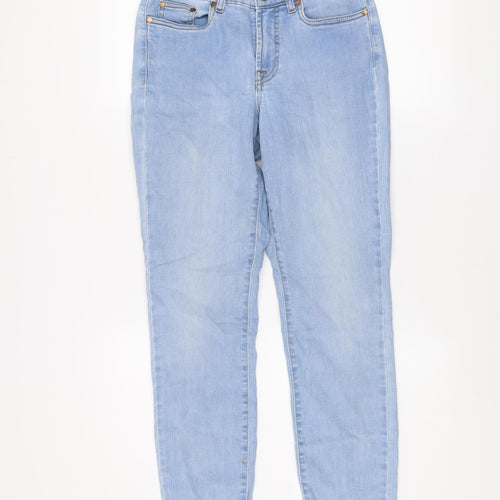 Jonny-Q Women Blue Size 10 Straight Leg Light Wash Jeans