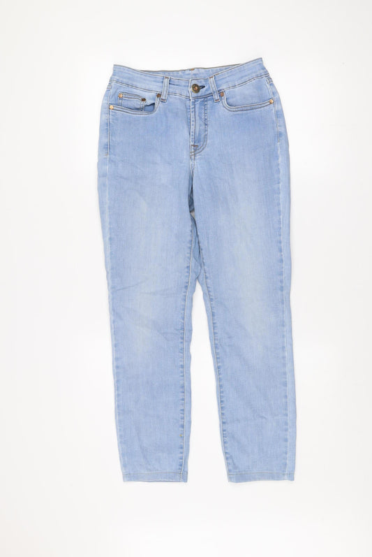 Jonny-Q Women Blue Size 10 Straight Leg Light Wash Jeans