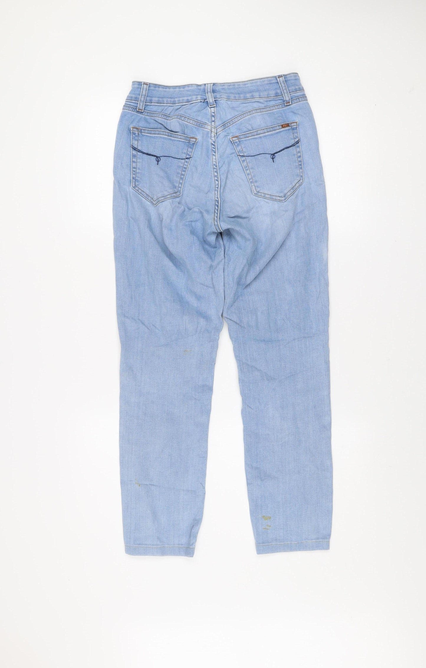 Jonny-Q Women Blue Size 10 Straight Leg Light Wash Jeans