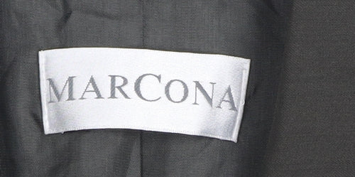 Marcona Women's Black Size 14 Lined Single-Breasted Blazer