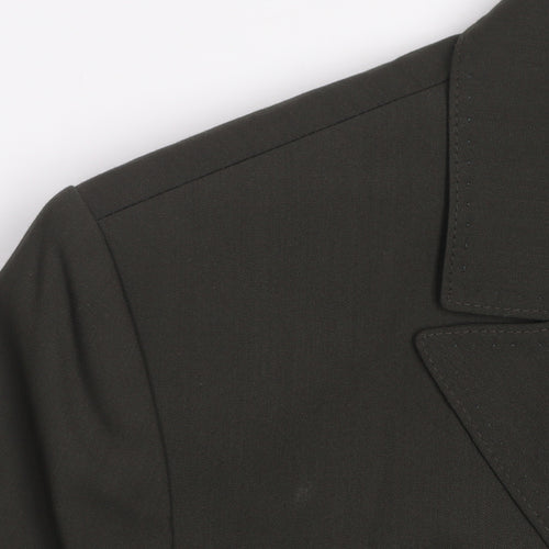 Marcona Women's Black Size 14 Lined Single-Breasted Blazer