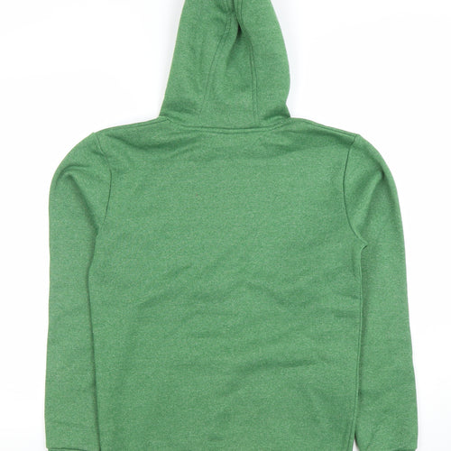 Irish Connexxion Men's Green XS Pullover Hoodie with Logo Print