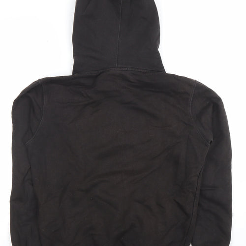Born Rich London Black S Pullover Hoodie Cotton Blend Women's