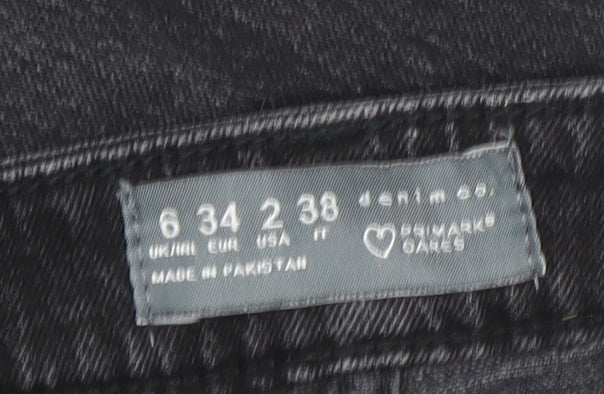Primark Cares Women's Black Size 6 Straight Denim Jeans