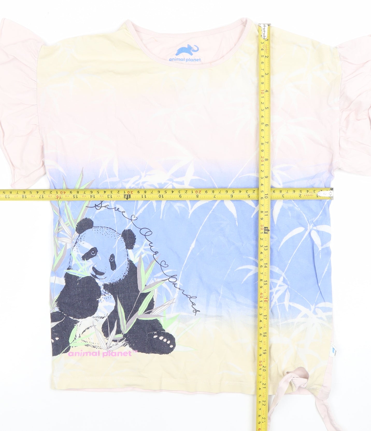 Animal Planet Teens Multicoloured Cotton Panda T-Shirt L