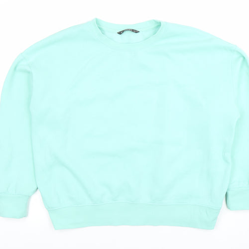 Dunnes Women’s Mint Green Crew Neck Sweatshirt Size M