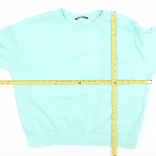 Dunnes Women’s Mint Green Crew Neck Sweatshirt Size M