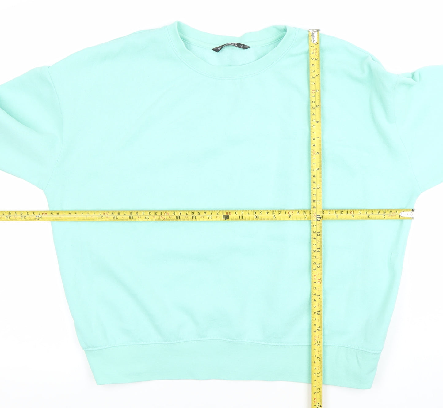 Dunnes Women’s Mint Green Crew Neck Sweatshirt Size M
