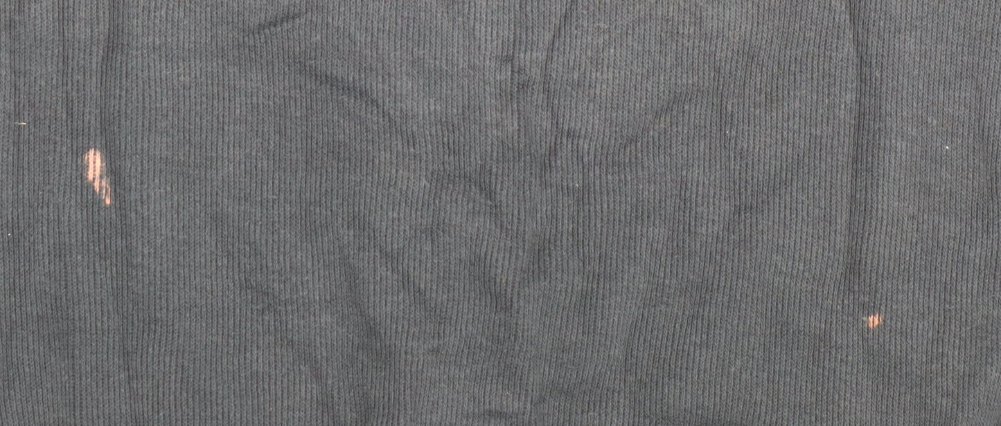 John Partridge Men's Blue XL 1/4 Zip Cotton Long Sleeve Polo Top