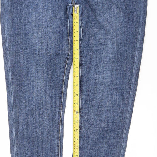 Toxik3 Women's Blue Skinny Stretch Denim Jeans Size 10