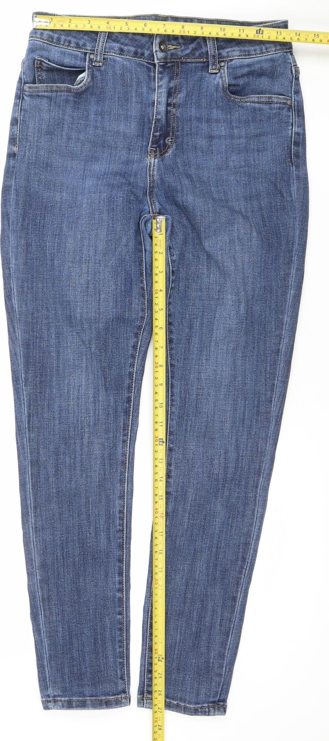 Toxik3 Women's Blue Skinny Stretch Denim Jeans Size 10