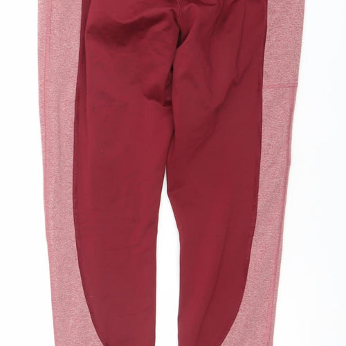 Under Armour Women's Red Compression Leggings Size M Gym Training