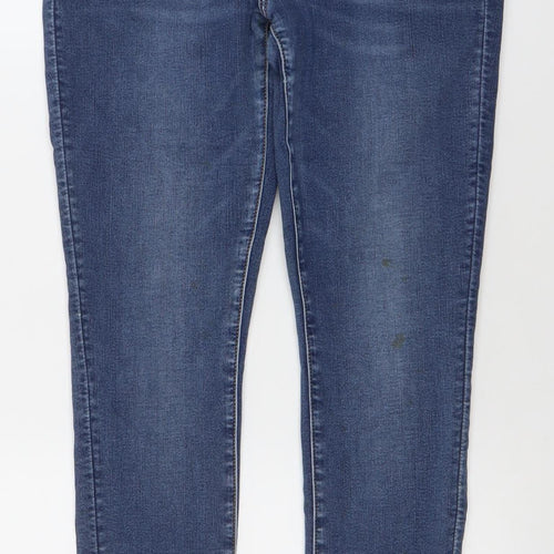 Toxik3 Women's Blue Skinny Stretch Denim Jeans Size 10